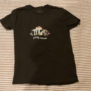 ` ` pretty vacant ` ` mushrooms brown t-shirt